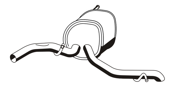 Rear Muffler (AS-215ERNS)