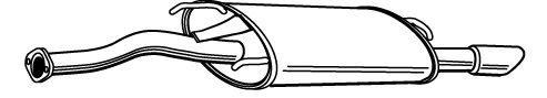 Rear Muffler (MOS-175)