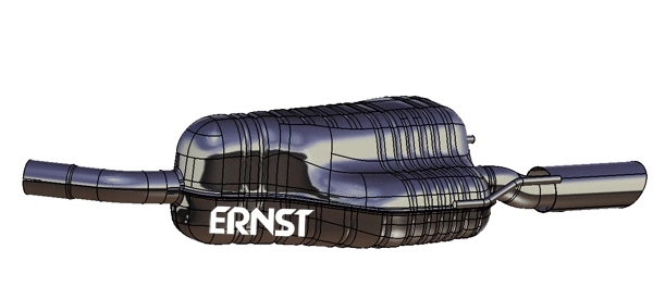 Rear Muffler (OS-582ERNS)