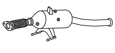 Soot/Particulate Filter, exhaust system (DK-807SIC)