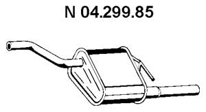 Rear Muffler (FS-455EBER)