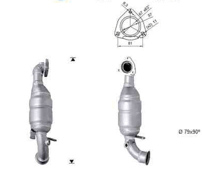 Catalytic Converter (PGK-864BLAU)