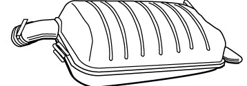 Rear Muffler (PGS-172)