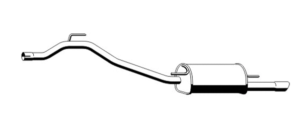 Rear Muffler (VS-338ERNS)