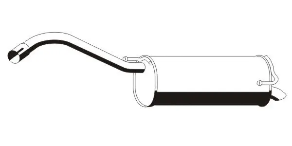 Rear Muffler (DS-283ERNS)