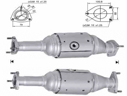 Catalytic Converter (HOK-954)