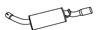 Rear Muffler (FS-264)
