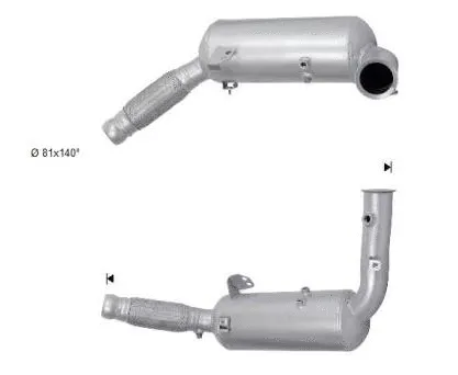 Soot/Particulate Filter, exhaust system (MK-329)