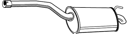 Rear Muffler (FS-611AT)