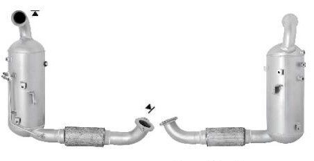 Soot/Particulate Filter, exhaust system (FK-362)