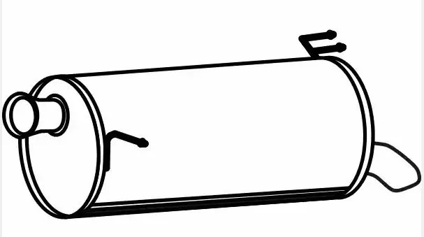 Rear Muffler (KS-226)