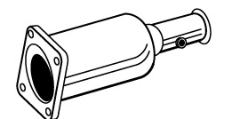 Soot/Particulate Filter, exhaust system (CK-817)