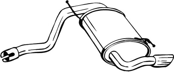 Rear Muffler (RS-516)