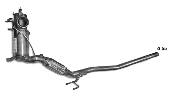 Soot/Particulate Filter, exhaust system (VK-442)