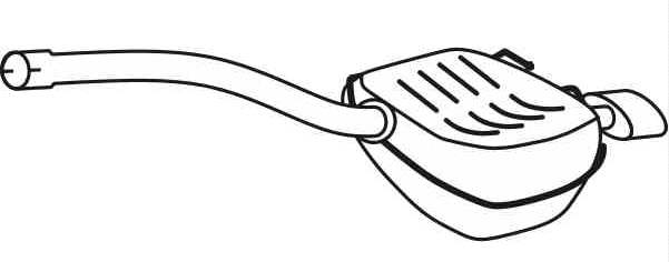 Rear Muffler (VOS-173)