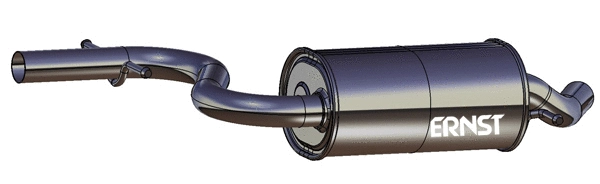Centre Muffler (VS-387ERNS)
