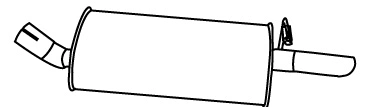 Rear Muffler (FS-358)