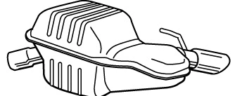 Rear Muffler (VOS-148)