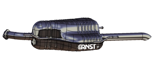 Rear Muffler (OS-463ERNS)