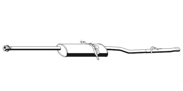 Rear Muffler (MS-311ERNS)