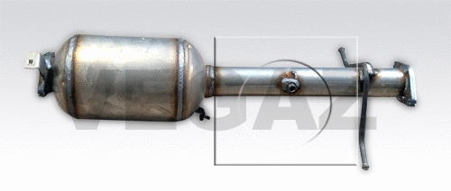 Soot/Particulate Filter, exhaust system (FK-881)