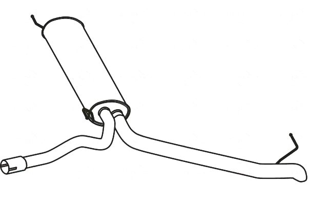 Rear Muffler (SES-169)