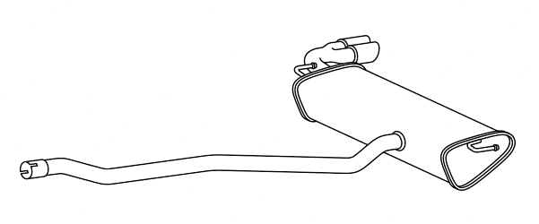 Rear Muffler (FTS-564)