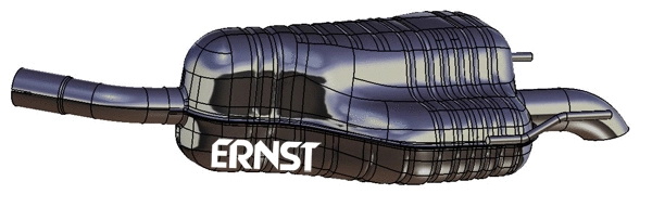Rear Muffler (OS-584ERNS)