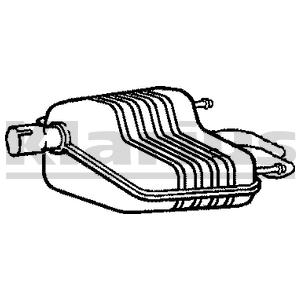 Rear Muffler (SBS-59)