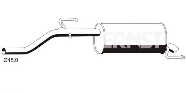 Rear Muffler (OS-674ERNS)