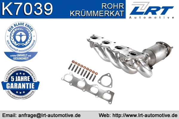 Manifold Catalytic Converter (VK-355BLAU)