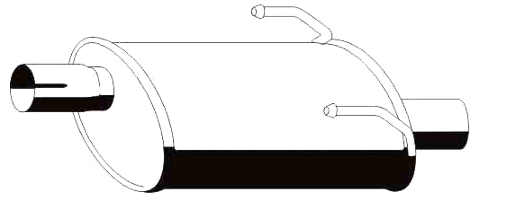 Rear Muffler (FTS-444)