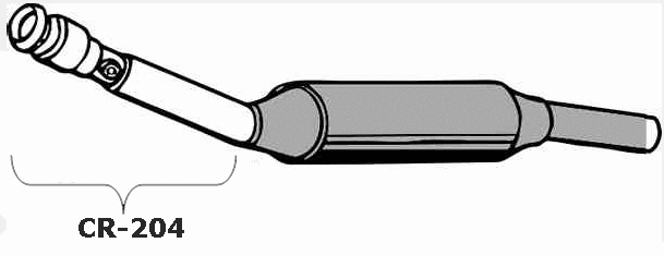 Exhaust Pipe (CR-204)