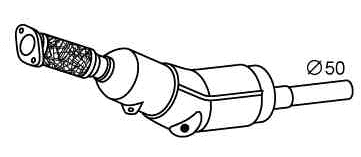 Soot/Particulate Filter, exhaust system (RK-328)