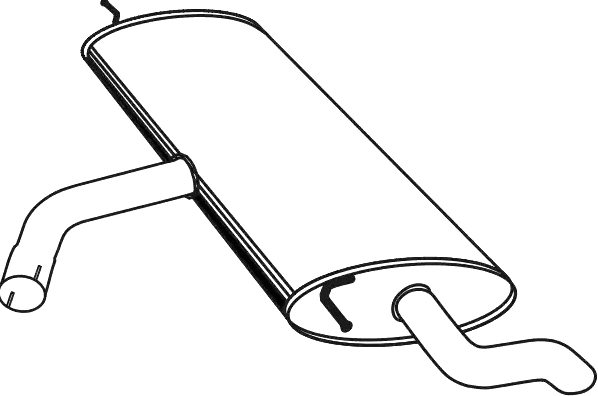 Rear Muffler (VS-647)