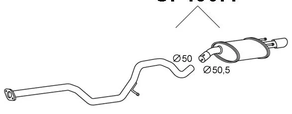 Rear Muffler (OS-248)