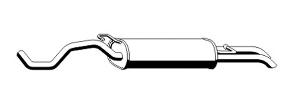Rear Muffler (SKS-26ERNS)