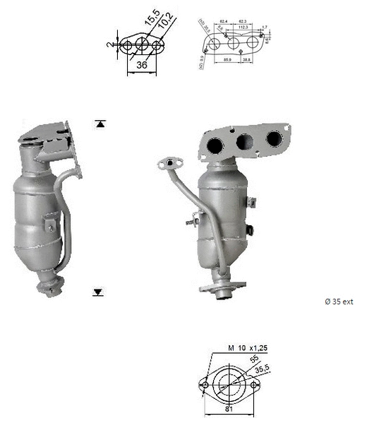 Catalytic Converter (TK-818)