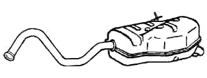 Rear Muffler (RS-229)