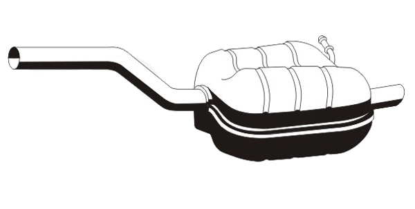 Rear Muffler (SKS-67ERNS)