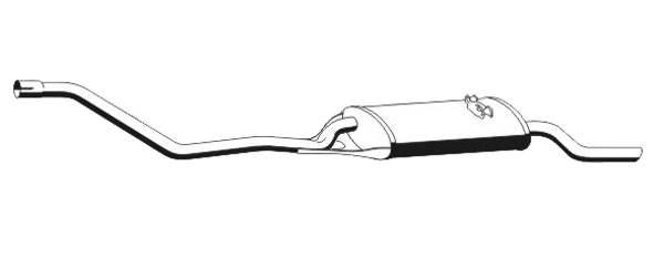 Rear Muffler (VS-160ERNS)