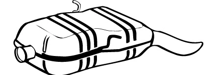 Rear Muffler (PGS-141)