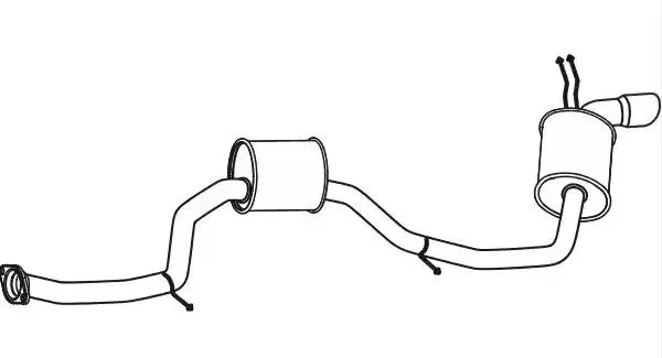 Rear Muffler (TS-500)