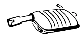 Rear Muffler (PGS-122)