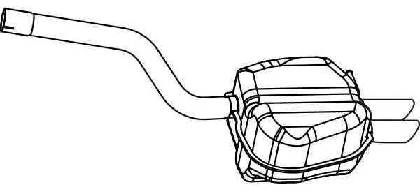 Rear Muffler (SKS-73)