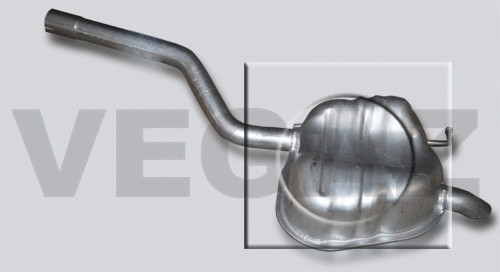 Rear Muffler (SKS-123)