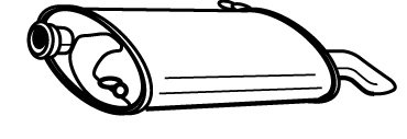 Rear Muffler (PGS-164)