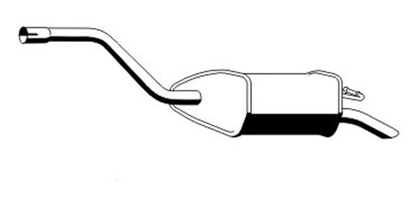 Rear Muffler (FS-548ERNS)