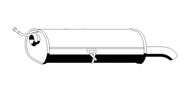 Rear Muffler (PGS-246ERNS)
