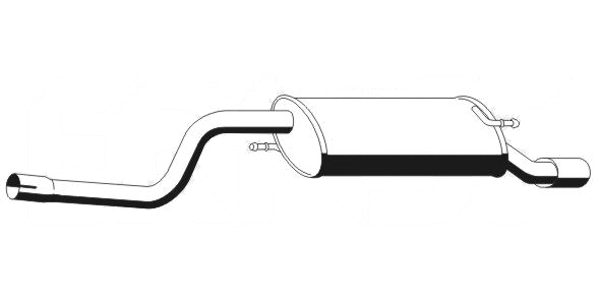 Rear Muffler (ALS-193ERNS)